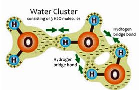 <Alls über Wassermoleküle und strukturiertes Wasser.Wasser hat eine Struktur der Wassermoleküle, die wie eine Schneeflocke aussehen.Belebtes Wasser ist besser> 