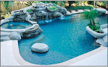 <structured water used in swimmin pools help you to use less chlorine in the water. This water treatment soften the water>